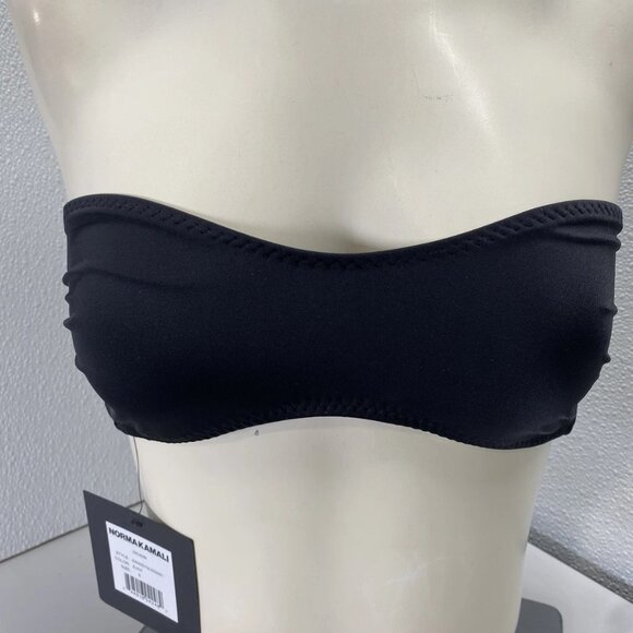 NEW NORMA KAMALI Women's Sunglass Bikini Bra Top Size S Black - Picture 8 of 9